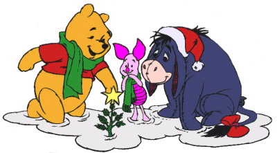 Kerst Winnie de Pooh en vrienden