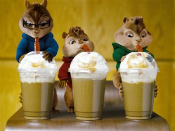 Alvin and the Chipmunks met ijs