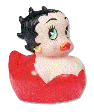 Betty Boop badeendje