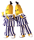 twee bananen in pyama