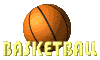 basketbal met tekst