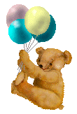 beer met ballonnen