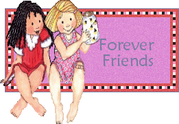 Forever friends plaatje twee meisjes