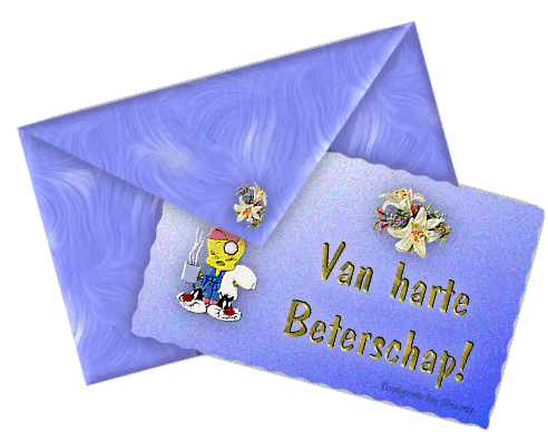 van harte beterschap kaartje