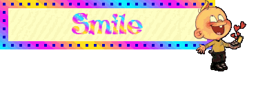 blinkies tekstplaatje smile