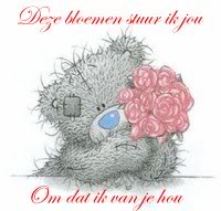 Forever friends met bloemen