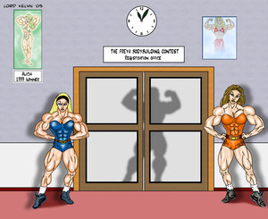 bodybuilding twee vrouwen