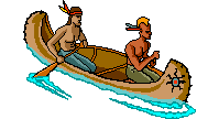 boten, Indianen in kano