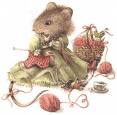 breien plaatje met een muis
