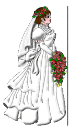 bruid in witte trouwjurk en sluier