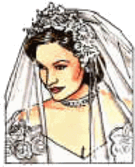 bruid met sluier