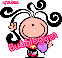 bubblegums tekstplaatje