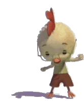 kuiken danst