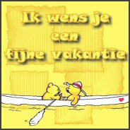 ik wens je een fijne vakantie