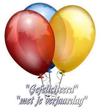 gefeliciteerd met je verjaardag