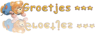 groetjes