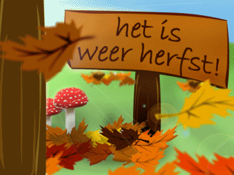 het is weer herfst