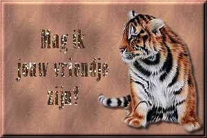 vriendschap tijger