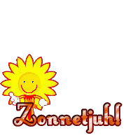 tekstplaatje zonnetje