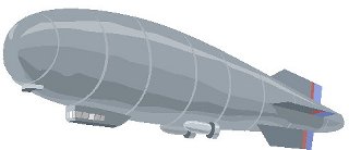 zeppelin in de lucht