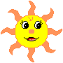 zomer plaatje van zon
