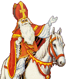 Sinterklaas op het paard