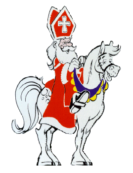 Sinterklaas op het paard